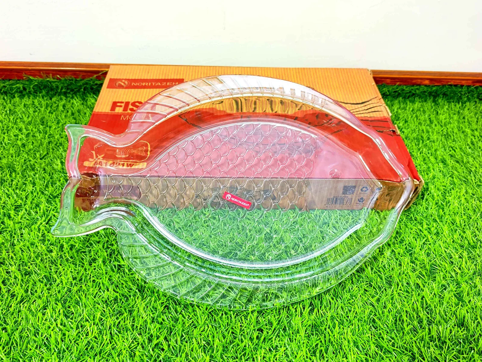 Glass Fish Serving Dish (Large) imported photo 1