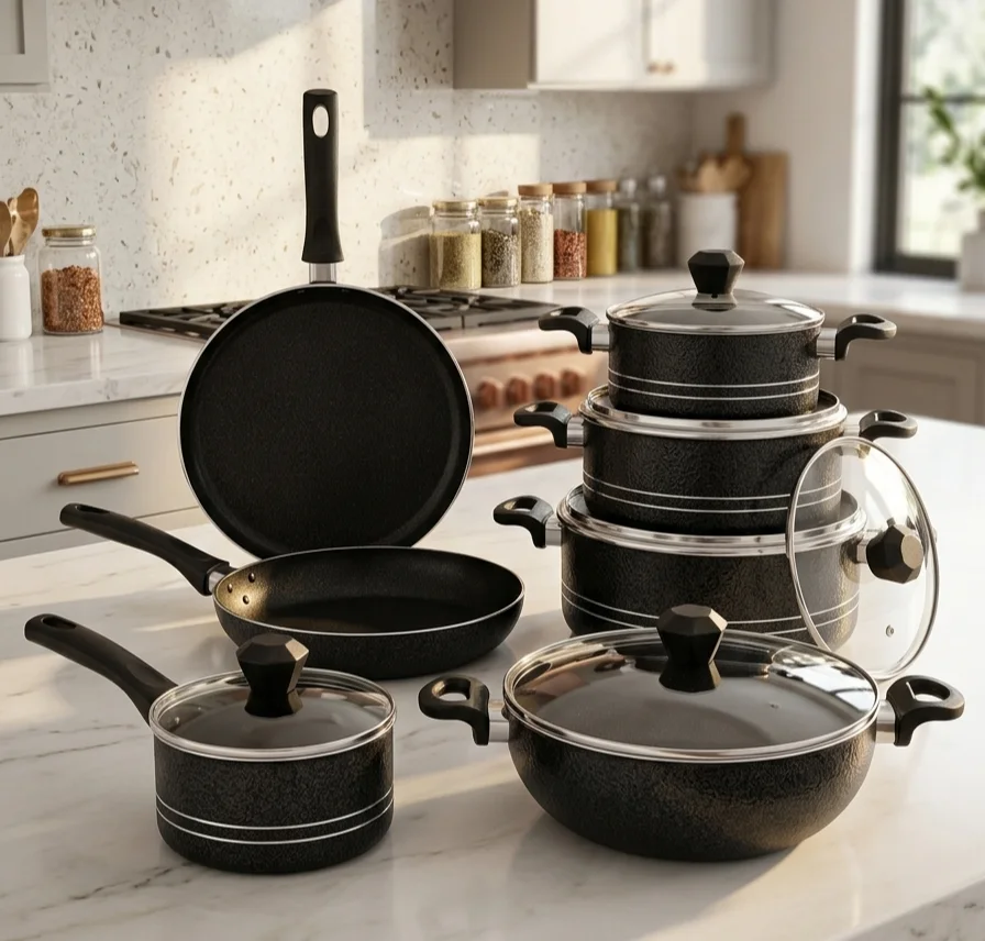 Black Non stick set (panasonic) photo 1