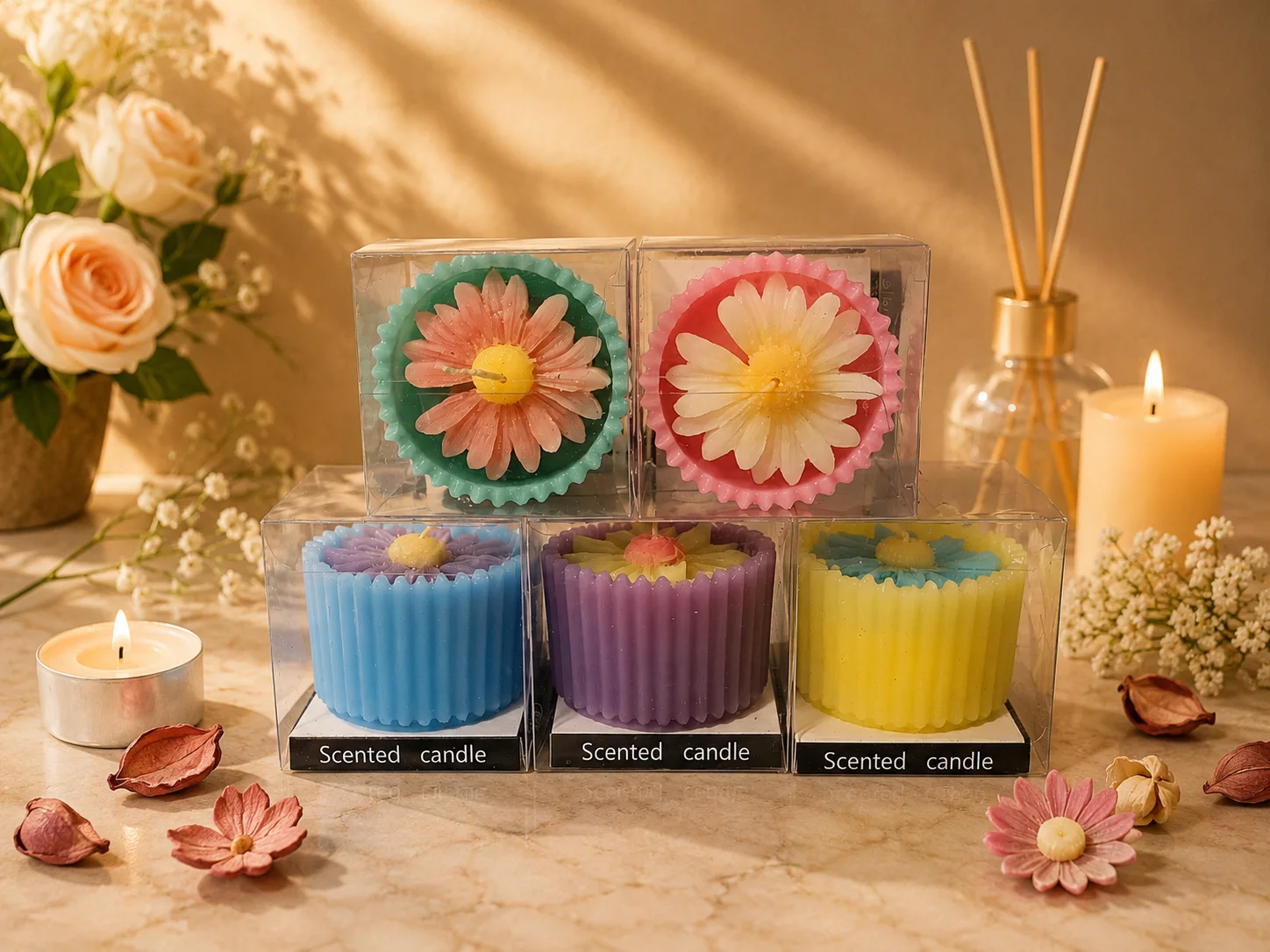 Scented Candle (Flower) photo 1