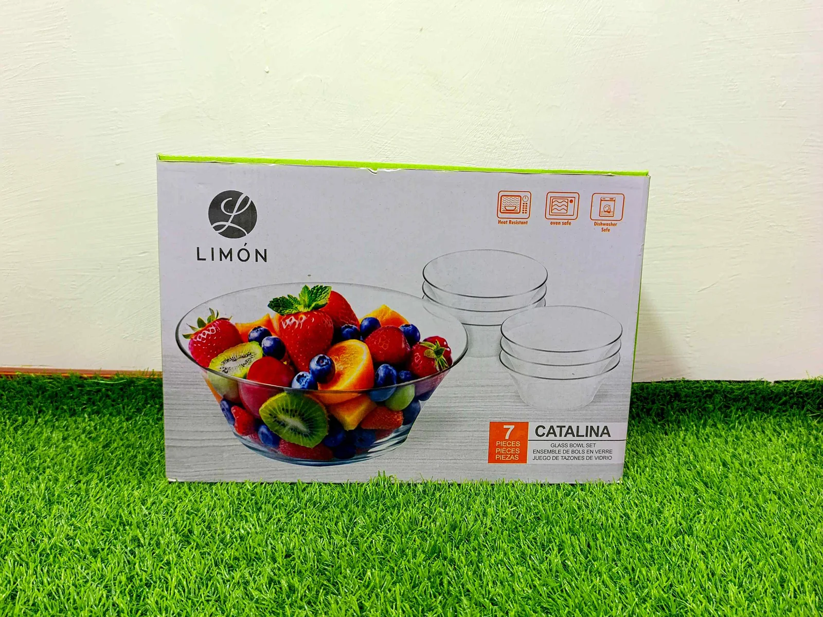 Bowl Set clear glass (7pcs) photo 4