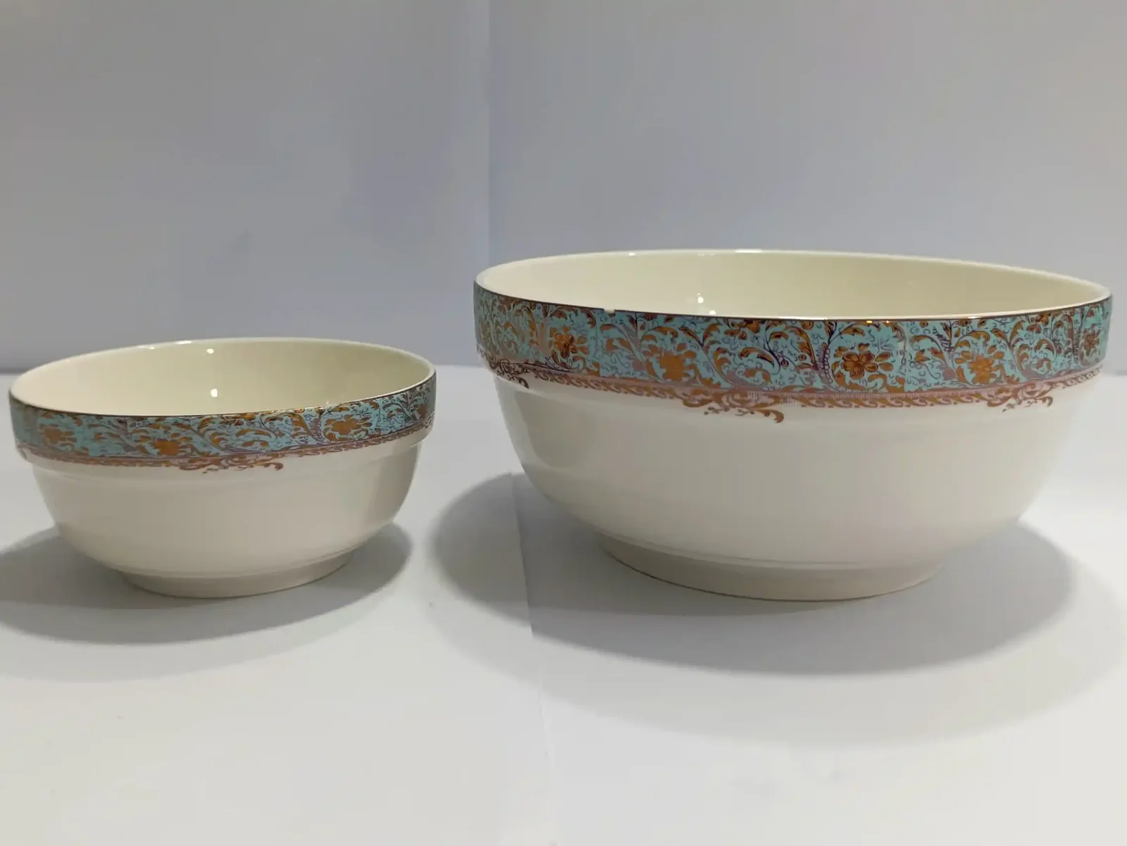 Soup Set Ceramic (1+6 Pcs) Green photo 1