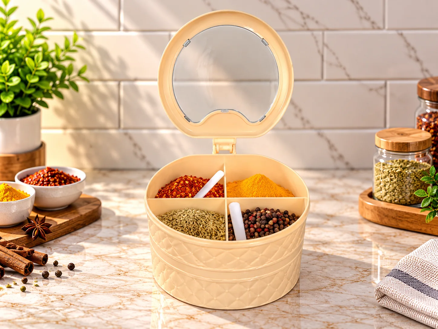 Spice Container (4 Compartment) photo 2