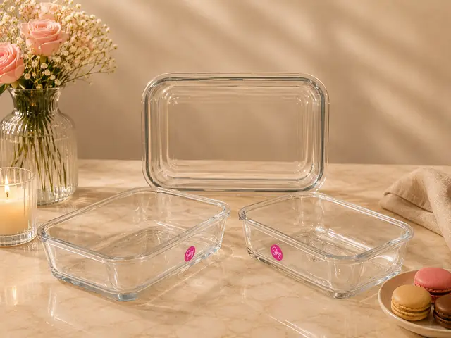 Lumen glass dishes (3pcs) product photo