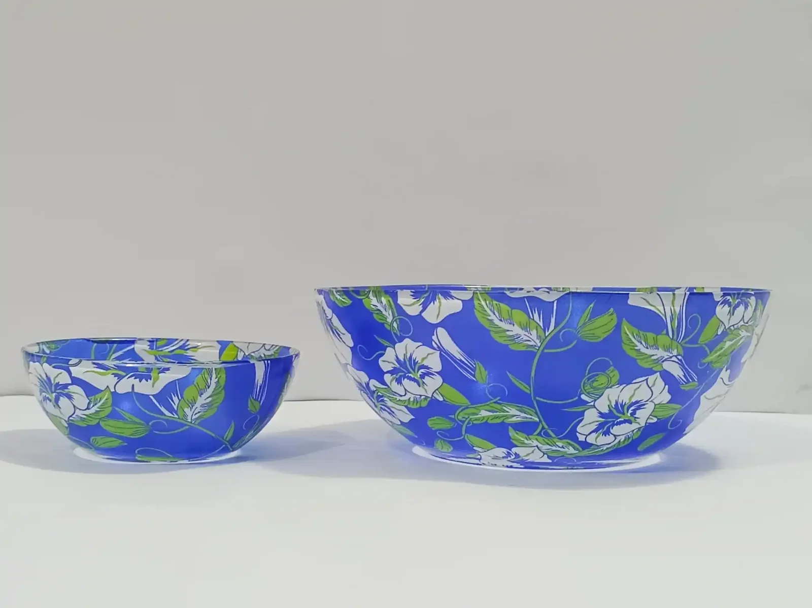 Bowl Set Printed Blue Green 7 pcs photo 1