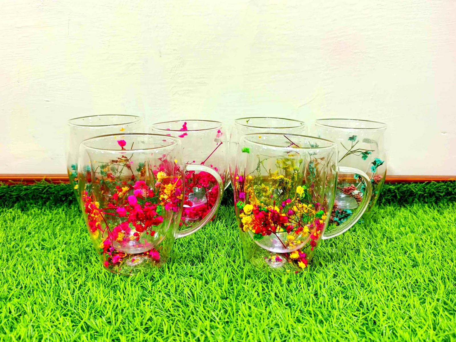 Large Mug 3 (flowers) (double molded) photo 3