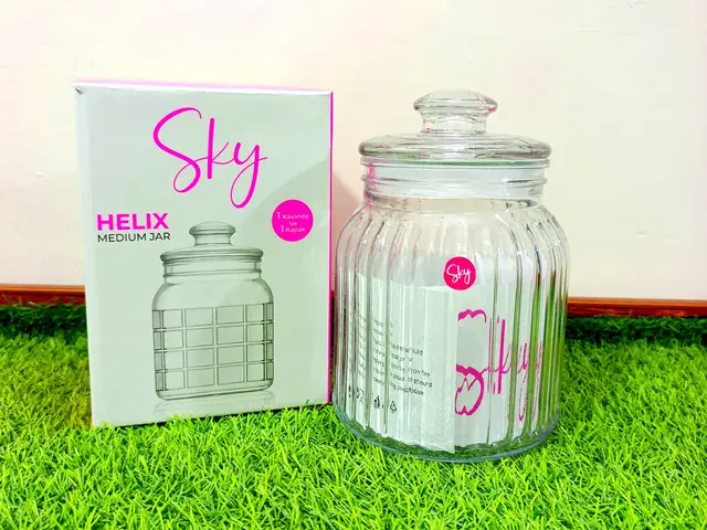 Airtight glass jar sky 1 (1700ml) product photo