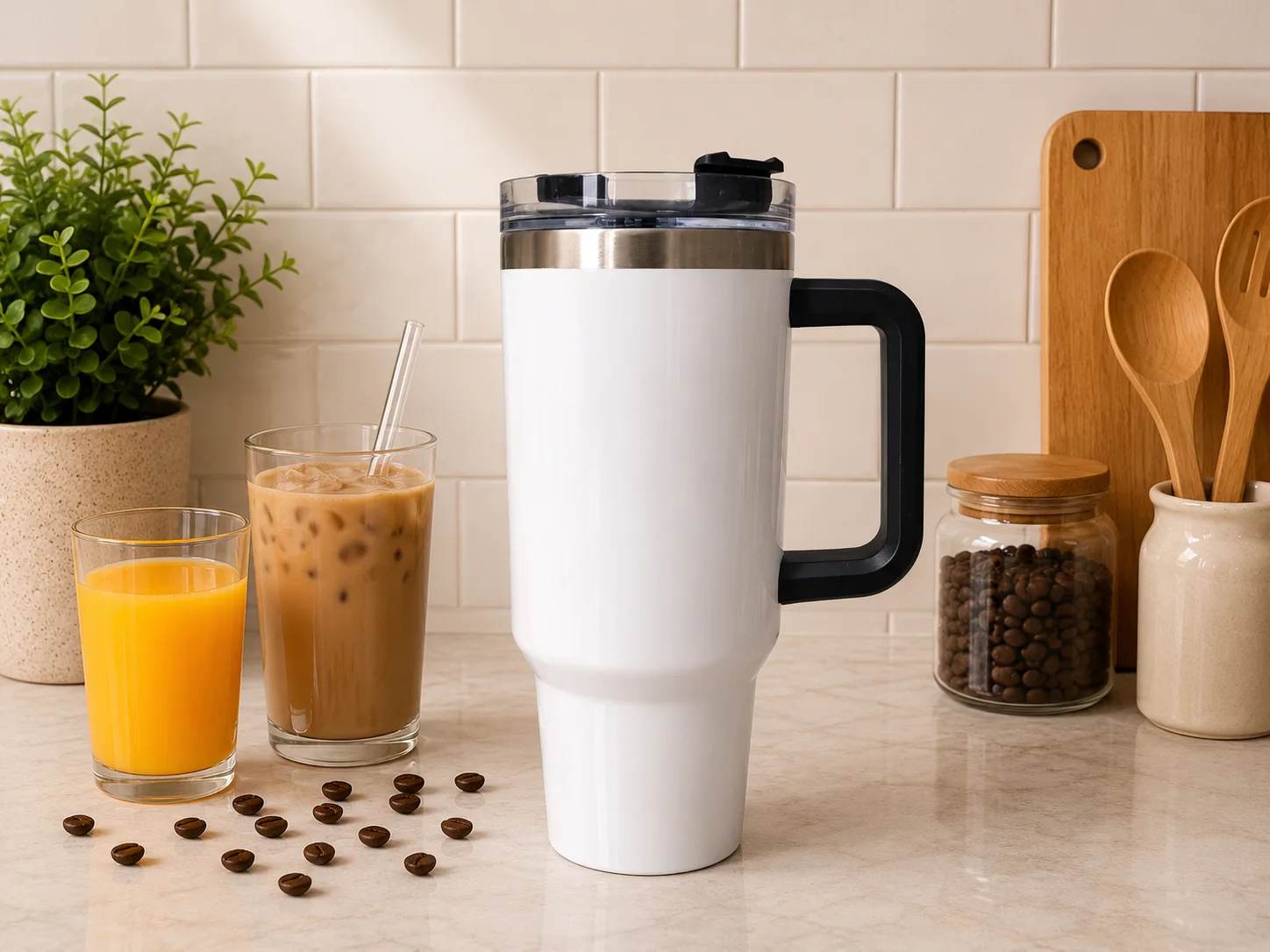 Insulated Tumbler (Shinny White) photo 1