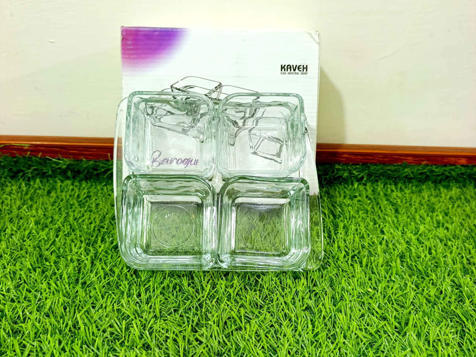 Glass Sauce Dish 4+1 (imported) photo 2