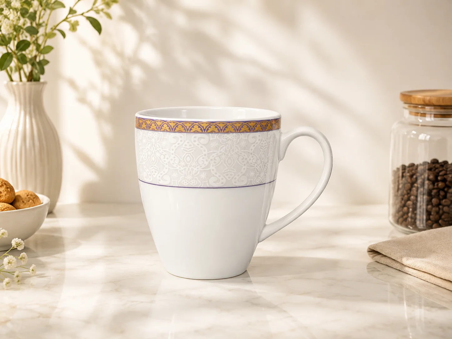 GC Bone China Mug D#1 (L) (6pcs) photo 1