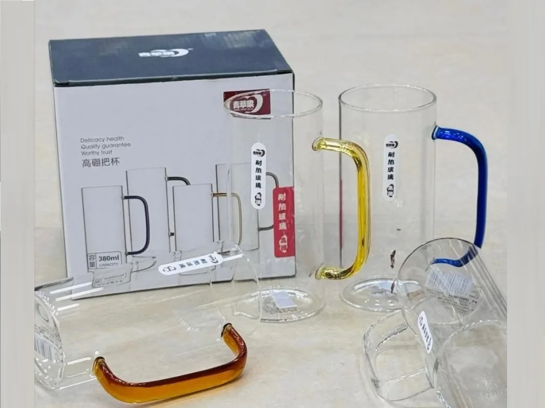 Mug Crystal Glass (4-Pcs) Colorfull photo 1