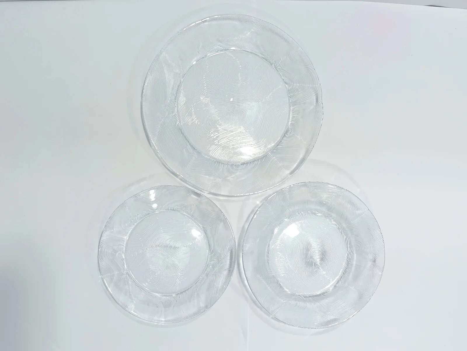 Tempered Glass Plate Set (Oven Use)18-Pcs Woody photo 2