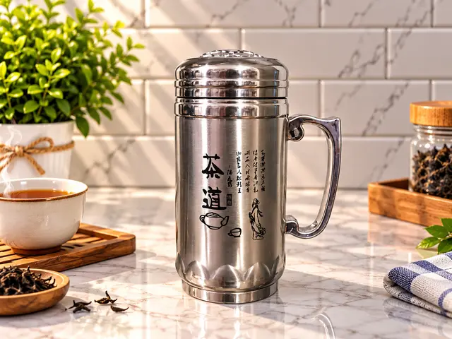 Coffee Mug Stainless Steel (500ml) (imported) product photo