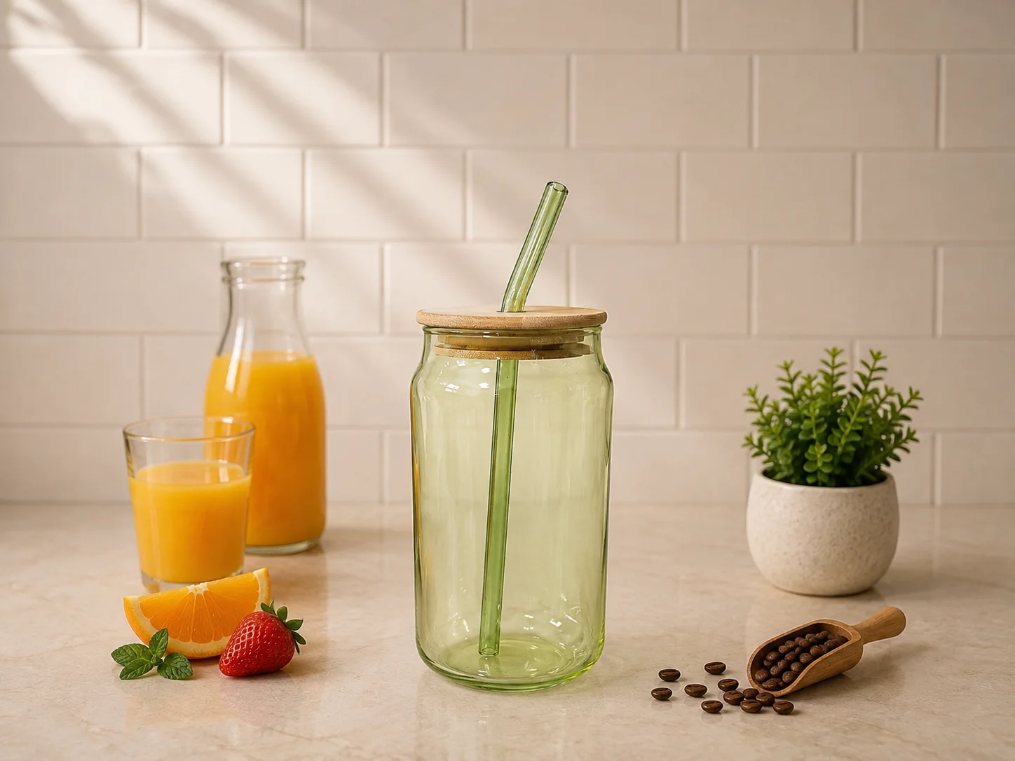 Glass Sipper (Green) photo 1