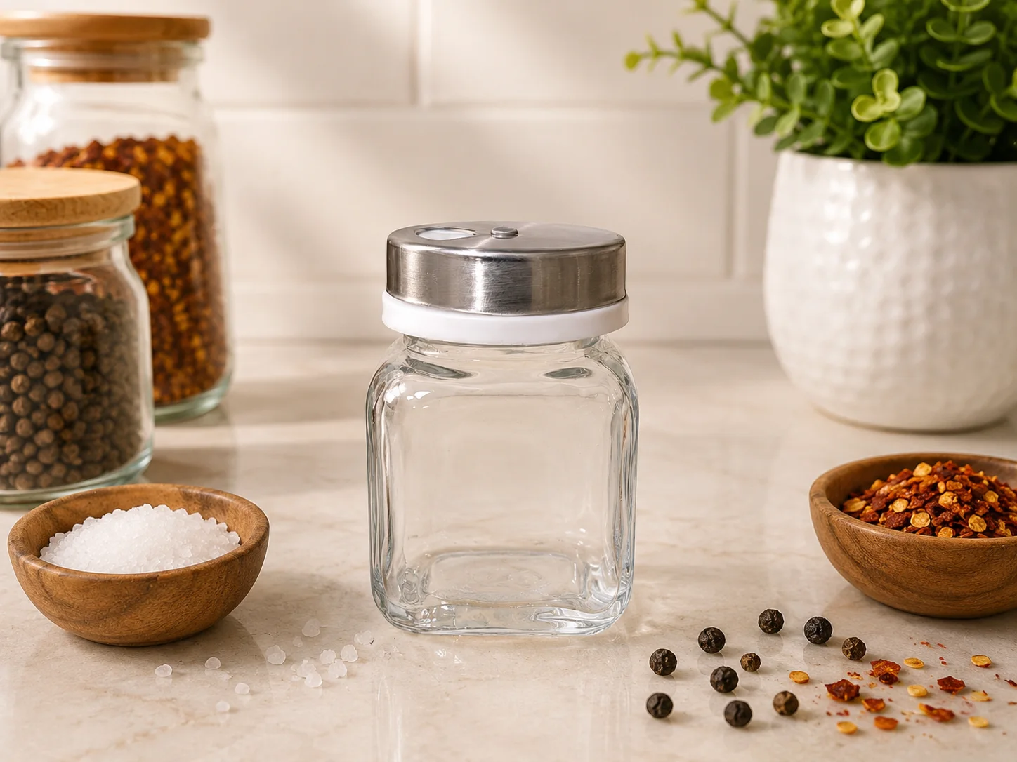 Glass Salt & Spice Shaker photo 1