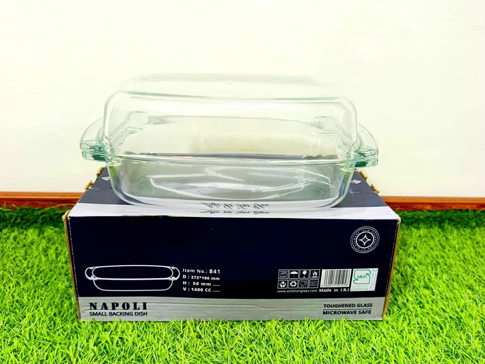Glass Baking Dish imported Medium (2 in 1)  photo 2