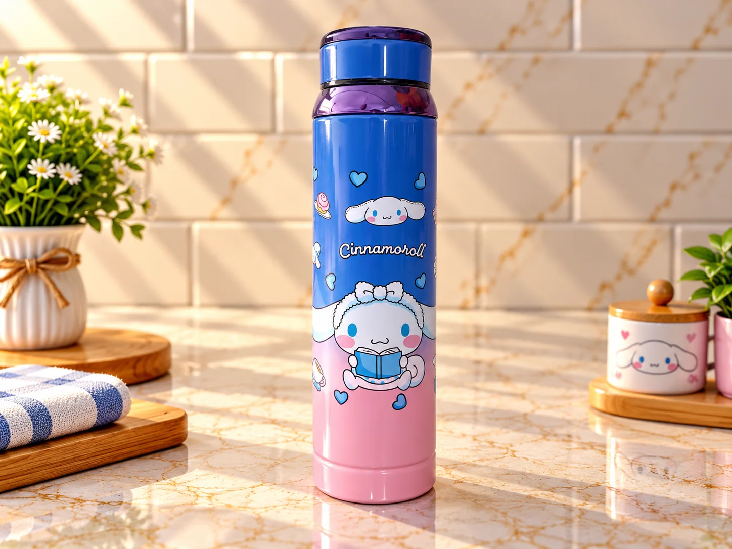 Stainless Steel Bottle Printed (1-liter) 2 photo 1