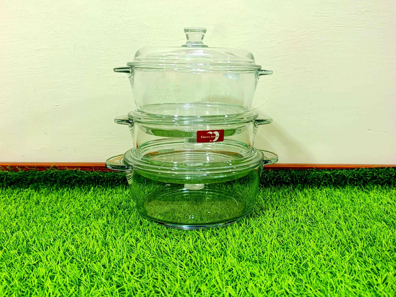 Bowl Set With Glass Lids (3 bowls) photo 4