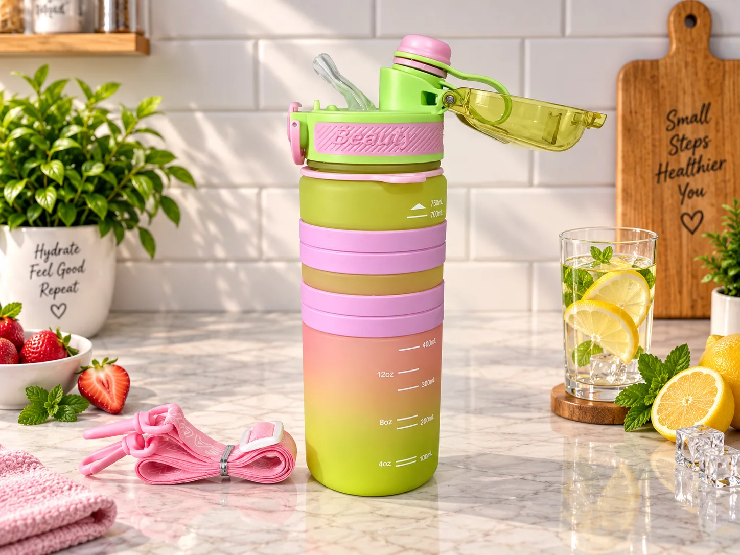 Imported Water Bottle (Double Colored) photo 2
