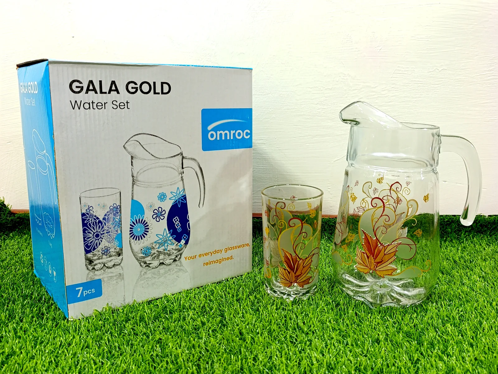 Water Set floral printed (7pcs) photo 2