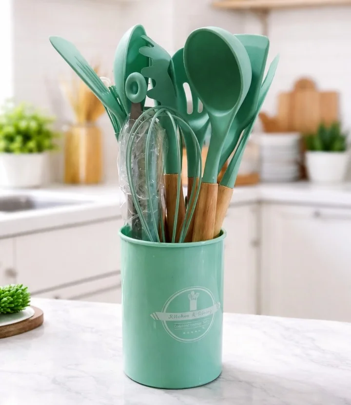 12pcs Silicone Kitchen Utensils  photo 1