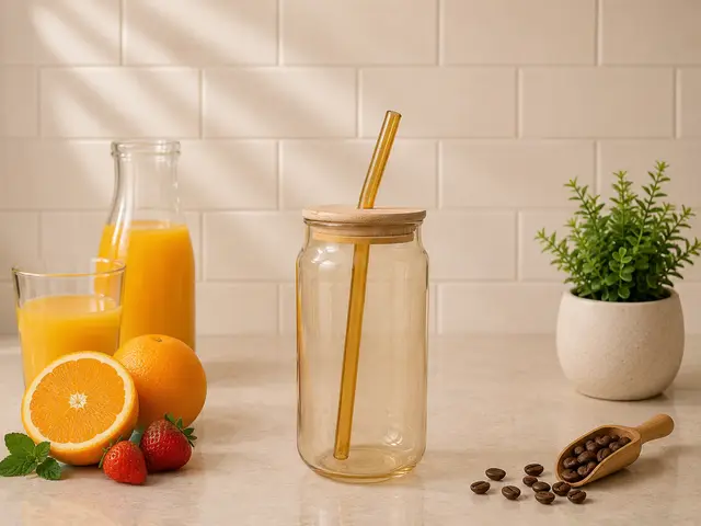 Glass Sipper (Golden) product photo