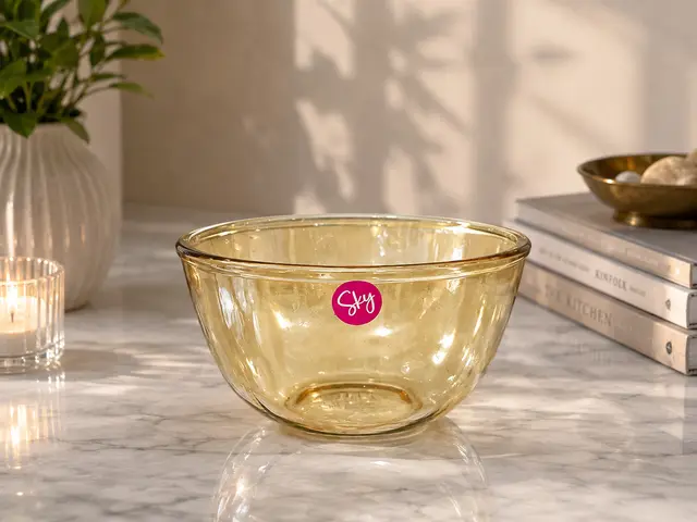 Medium Glass Bowl (golden colored) product photo