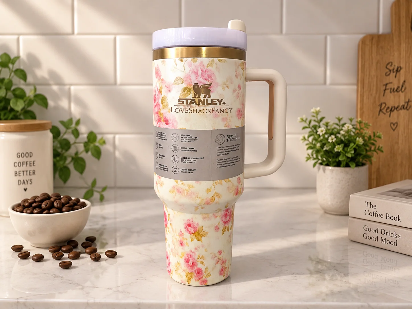 Stanley Printed insulated tumbler (Multi Floral) photo 1
