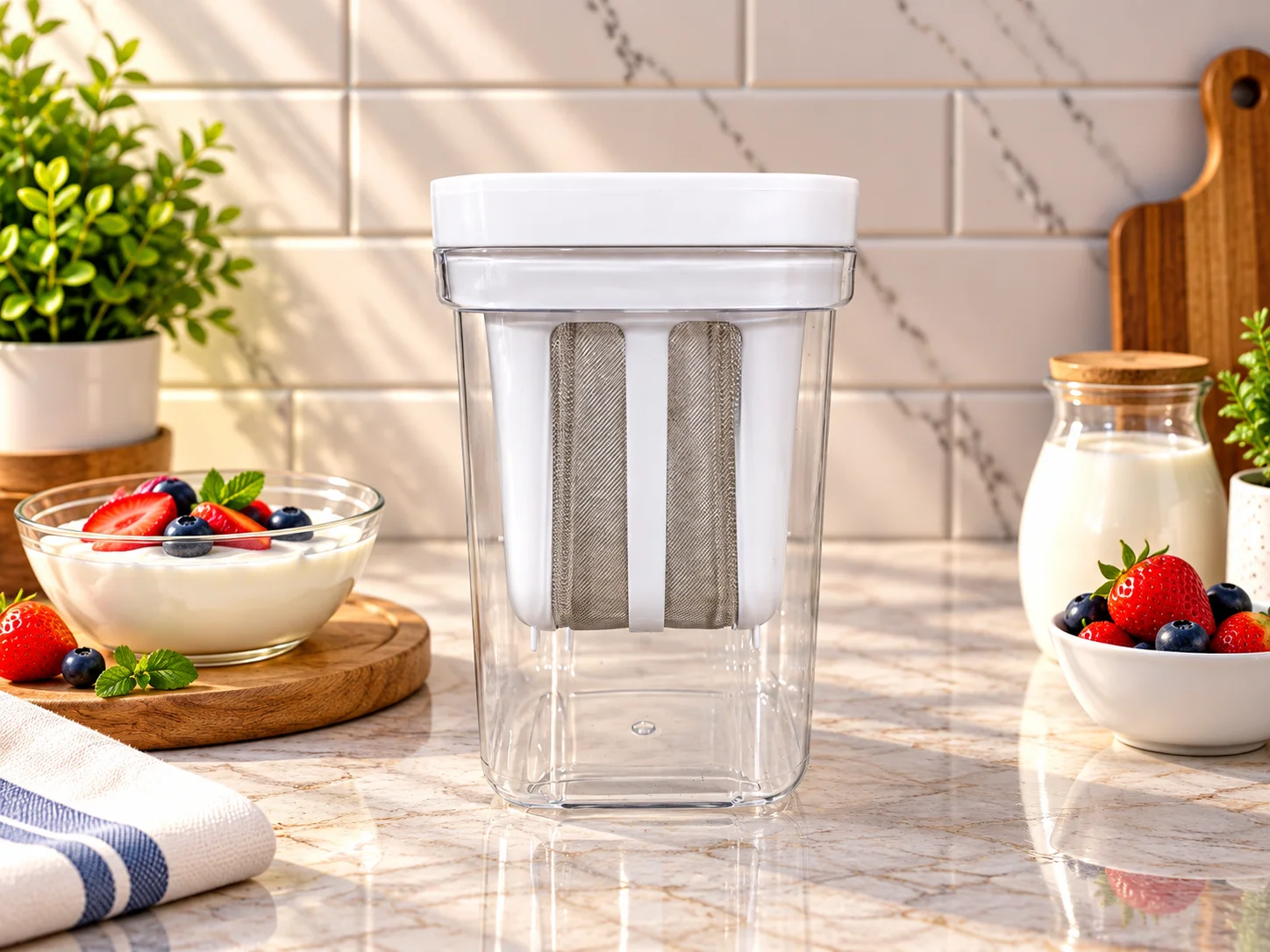 Greek Yogurt Maker Strainer (1100ML) photo 1