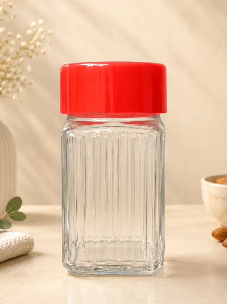 Classic Glass Jar with lid photo 1
