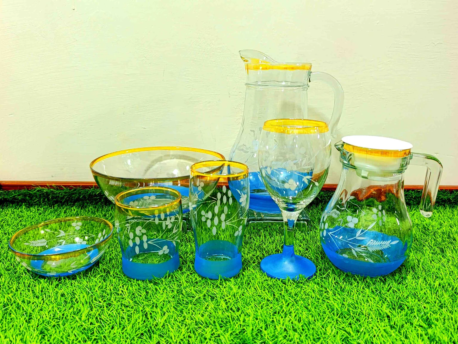 Cool Set Clear Glass (28 Pcs) Printed 6 photo 1