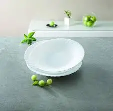 Deep Plates Opal Glass (Imported) (6pcs) product photo