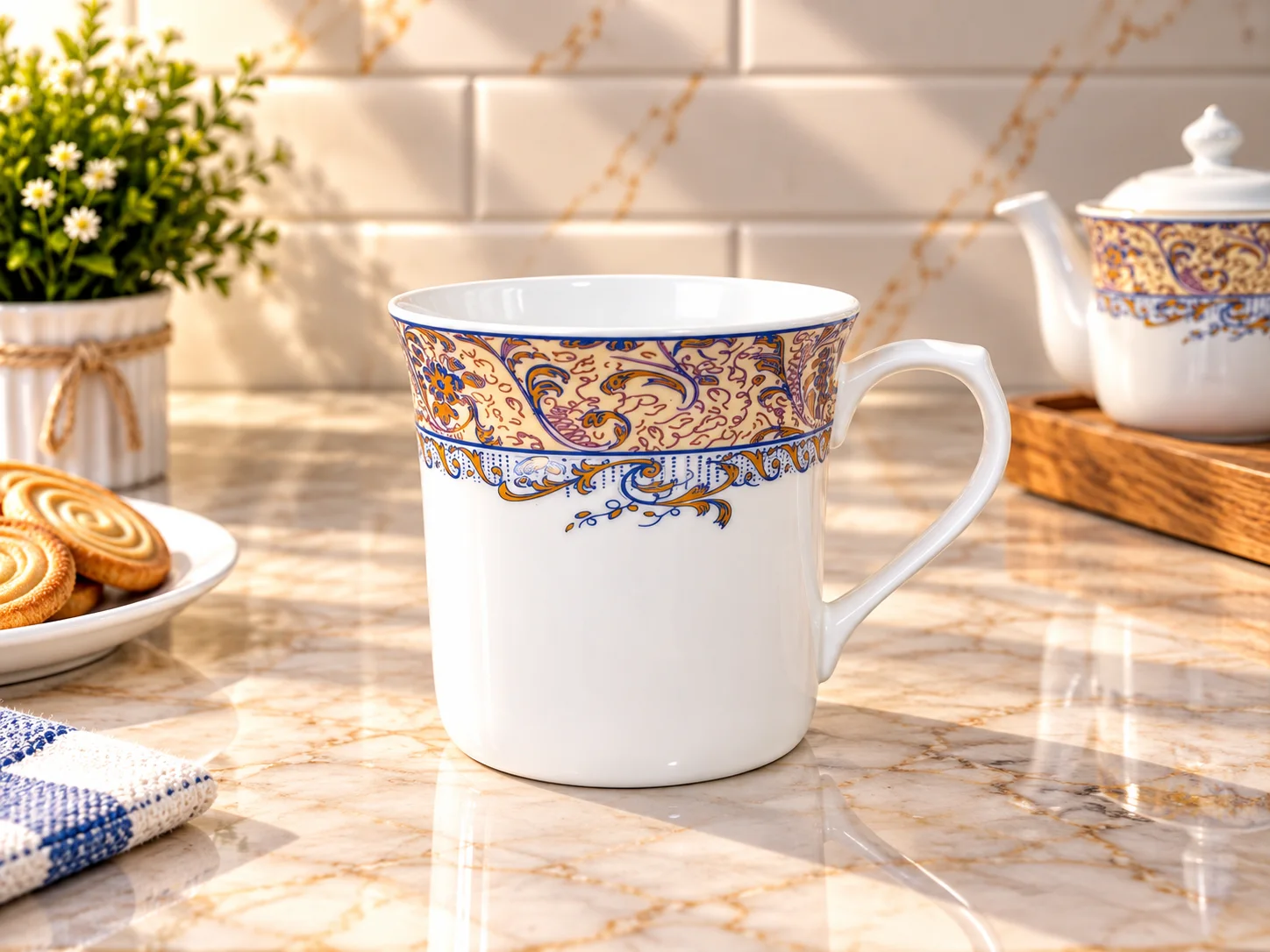 Bone China Cup (6pcs) 2 photo 1