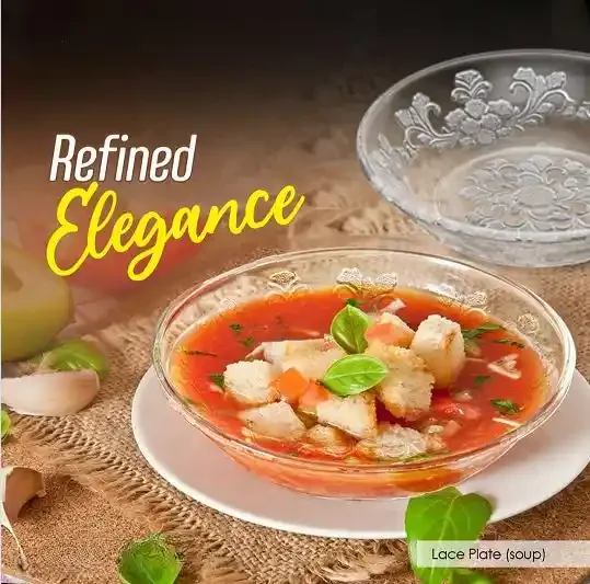Lace Plate Set Deep 6pcs photo 2