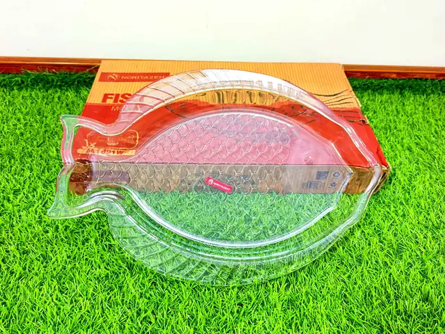 Glass Fish Serving Dish (Large) imported product photo