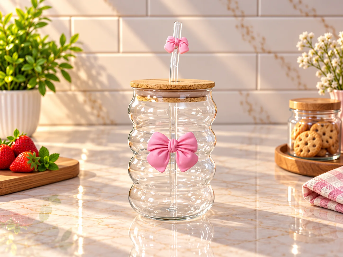 Bow Glass Sipper  photo 2
