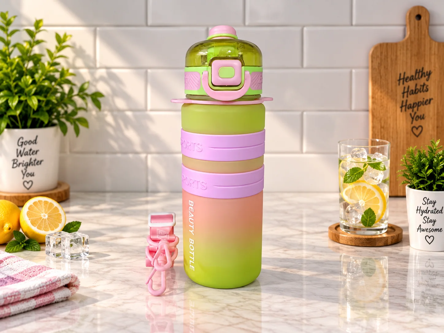 Imported Water Bottle (Double Colored) photo 1