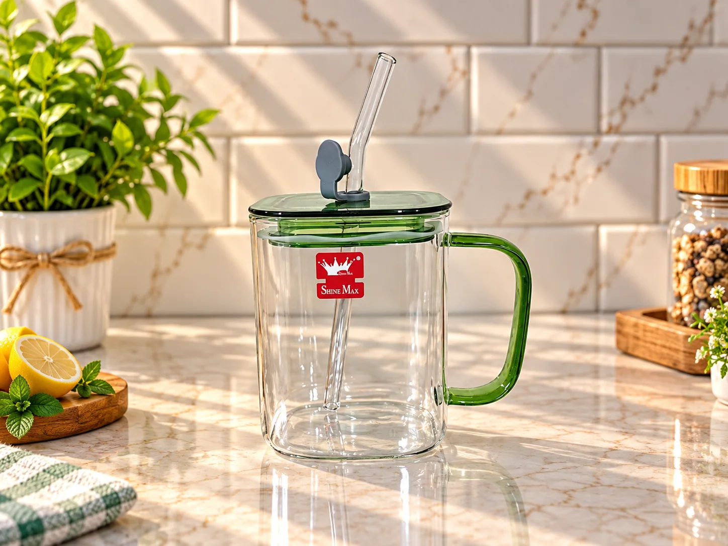 Glass Sipper (Box Shaped) photo 1