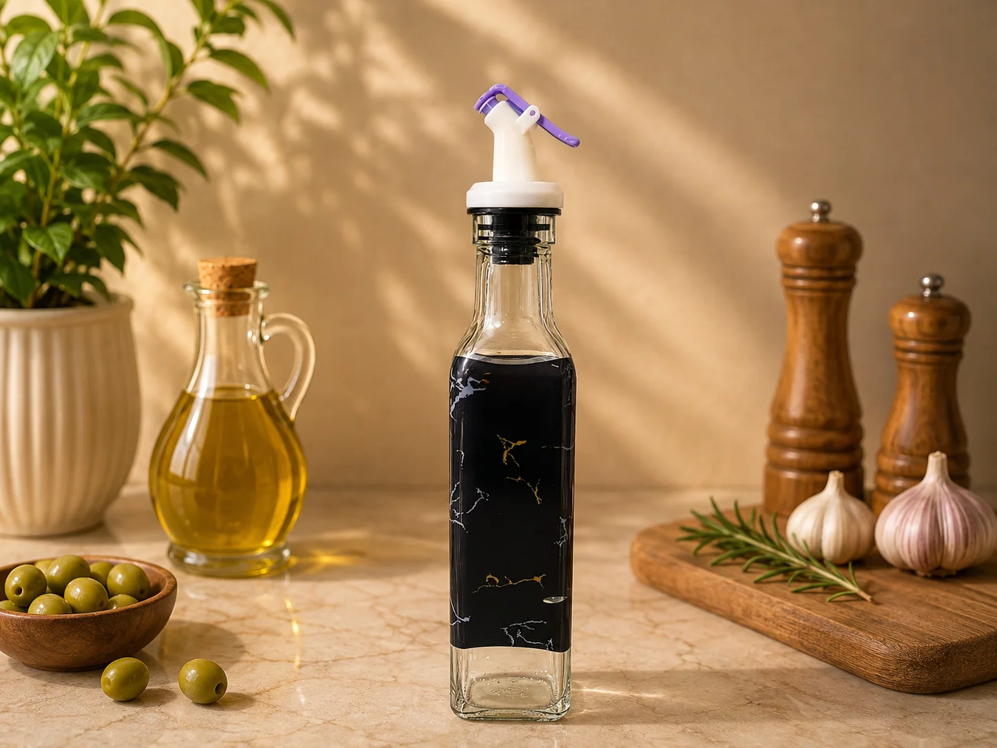 Glass Oil Bottle  photo 5